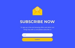 Subcribe Now Form With Text - Best Html Code