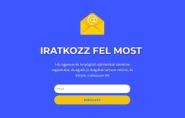 Feliratkozás Most Űrlap Szöveggel – Testreszabható Professzionális WordPress Téma