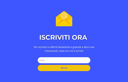 Sottoscrivi Ora Il Modulo Con Il Testo - Modello Di Sito Web HTML