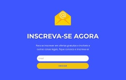 Assine Agora O Formulário Com Texto #Templates-Pt-Seo-One-Item-Suffix