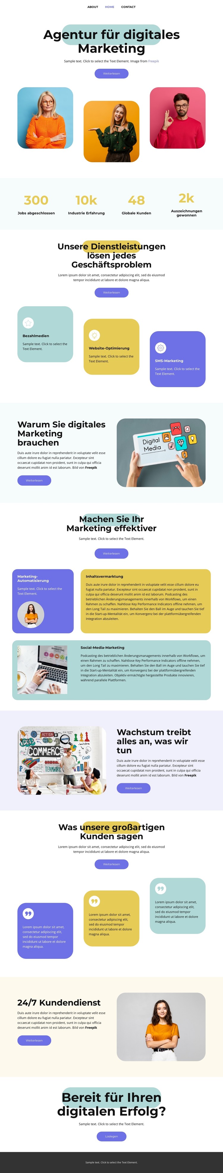 Medienmarketing CSS-Vorlage