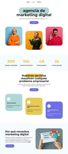 El Creador De Sitios Web Más Creativo Para Mercadeo De Medios