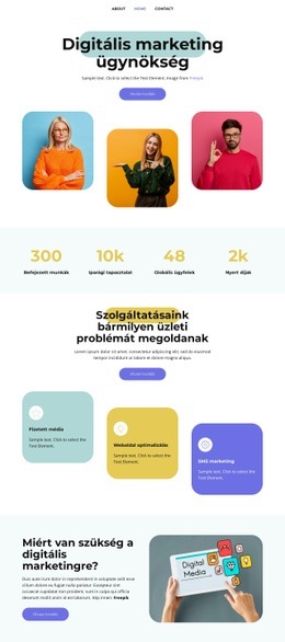 Médiamarketing – Webhelysablon Letöltése