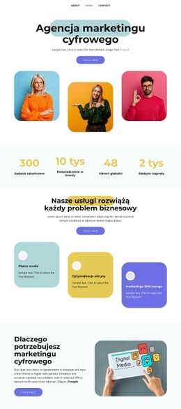 Marketingu Medialnego - Kreatywny, Wielofunkcyjny Projekt Witryny