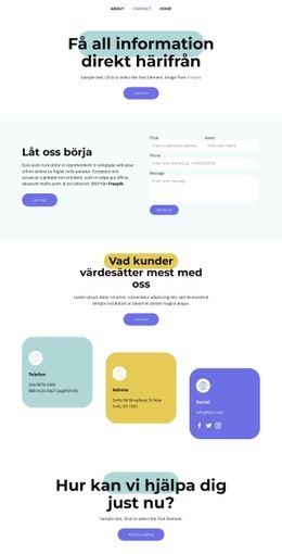 Marknadsföring I Sociala Medier - Inspiration För Webbdesign