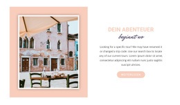 Portugal Reisehinweise - Vorlagen Website-Design