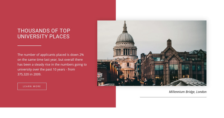 Best universities in the world HTML Template