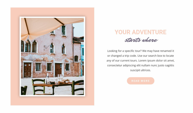 Portugal travel advice Website Design