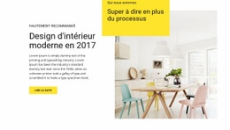 Caractéristiques De L'Intérieur Moderne - HTML Web Page Builder