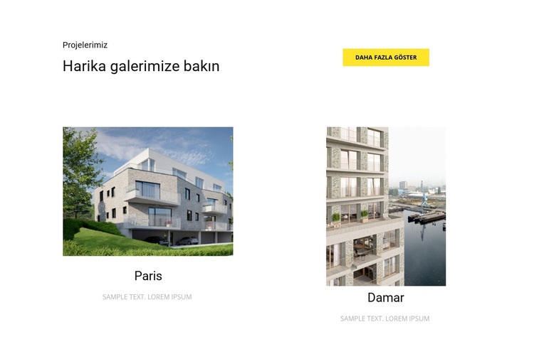 Ticari projeler Web sitesi tasarımı