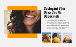 Relaxační Cestování – Šablona Jedné Stránky