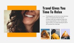 Responsive HTML5 For Relax Travel