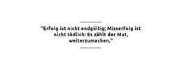 Erfolg In Nicht Endgültig – Moderne Einseitenvorlage