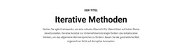 Iterative Methoden - Vollständig Responsive Vorlage