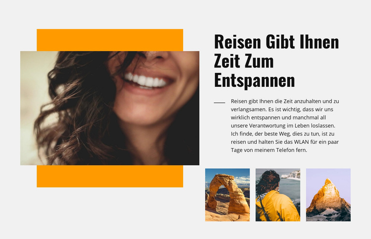 Entspannen Sie sich beim Reisen WordPress-Theme