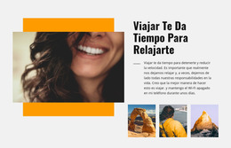 Relajarse Viajar - Plantilla Joomla Adaptable Gratuita