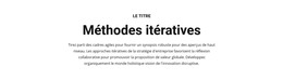 Méthodes Itératives