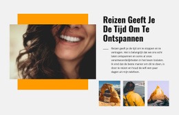 Ontspan Reizen - HTML5 Blanco Sjabloon