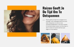 Ontspan Reizen - Gratis Websitemodel