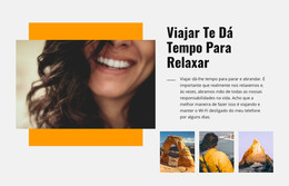 Viagem Relaxada - Modelo De Uma Página