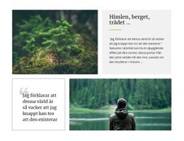 Himmelberget Och Trädet - HTML-Webbplatsmall