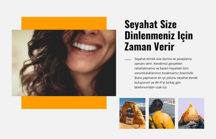 Rahatla Seyahat Web sitesi tasarımı