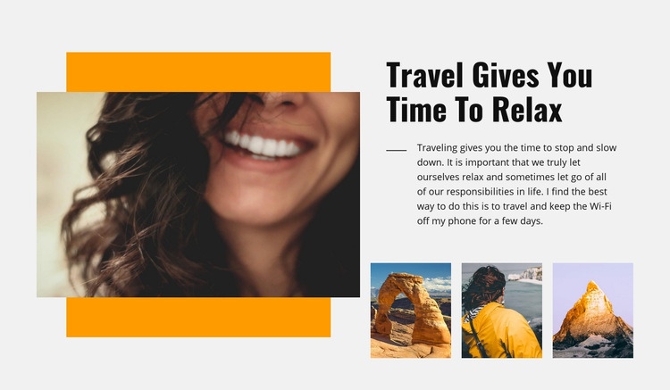 Relax Travel Webflow Template Alternative