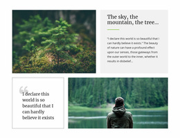 Sky Mountain And Tree - Multi-Purpose Website Builder