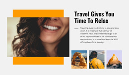 Css Template For Relax Travel