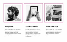 Blogování Vs Sociální Média – Kreativní Víceúčelová Šablona