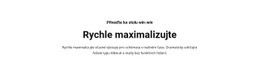 Text Rychle Maximalizujte – Snadný Komunitní Trh