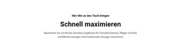 Text Schnell Maximieren - HTML-Seitenvorlage