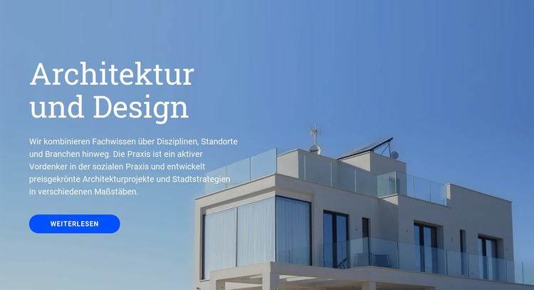 Planung & Nachhaltigkeit Website design