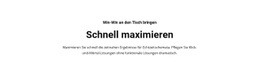 Text Schnell Maximieren - Schönes Website-Modell