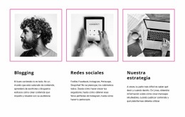 Blogs Vs Redes Sociales - Plantilla Creativa Multipropósito