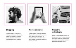 Blogs Vs Redes Sociales: Página De Destino HTML5