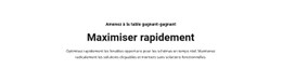 Agrandir Rapidement Le Texte Modèle CSS