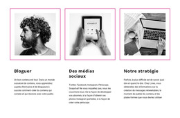 Page De Destination Pour Bloguer Vs Médias Sociaux