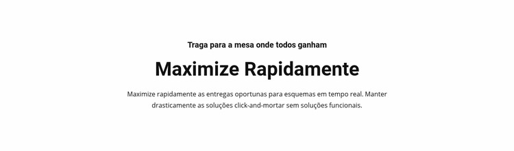 Maximize o texto rapidamente Template Joomla