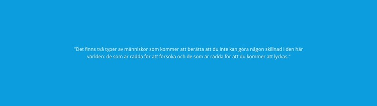 Om för framgång CSS -mall