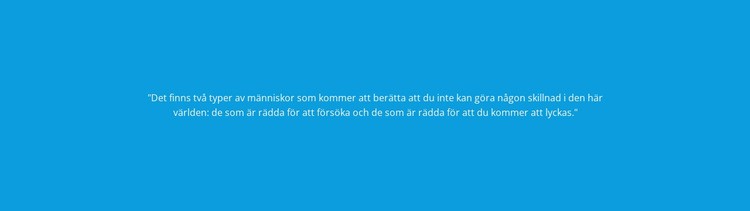 Om för framgång HTML-mall