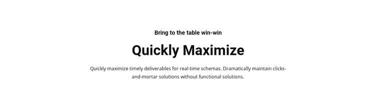 Text quickly maximize Website Builder Software