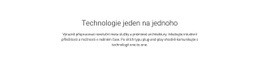 Technologie Onetoone – Šablony Webových Stránek