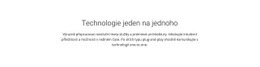 Technologie Onetoone – Kreativní Víceúčelová Šablona