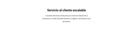 Servicio Al Cliente: Plantilla HTML5 Adaptable