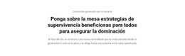 Dominación De Estrategias - Arrastrar Y Soltar Una Plantilla De Página