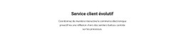 Service Clients - Créer Une Maquette De Page Web