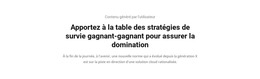 Domination Des Stratégies - Modèle De Code HTML