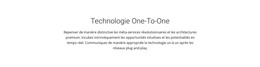 Technologie Onetoone - Modèle De Développement Web