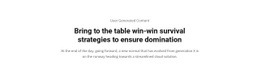 Strategies Domination Html Code Example